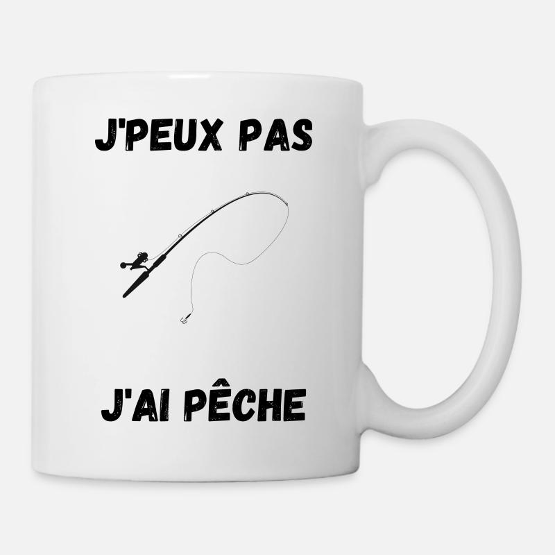 J'PEUX PAS J'AI PÊCHE - Mug blanc - blanc