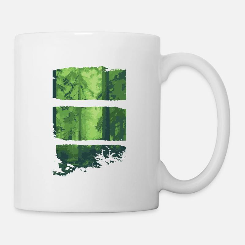 FORÊT - Mug blanc - blanc