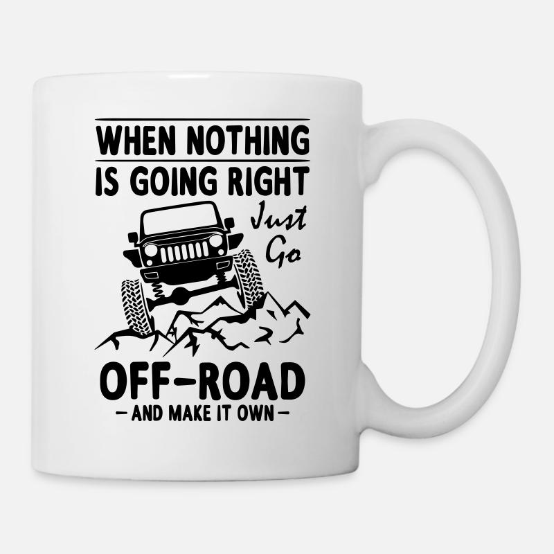 Jeep Offroad - Tasse - Weiß