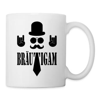 Der Bräutigam - Tasse - Weiß - Rechts
