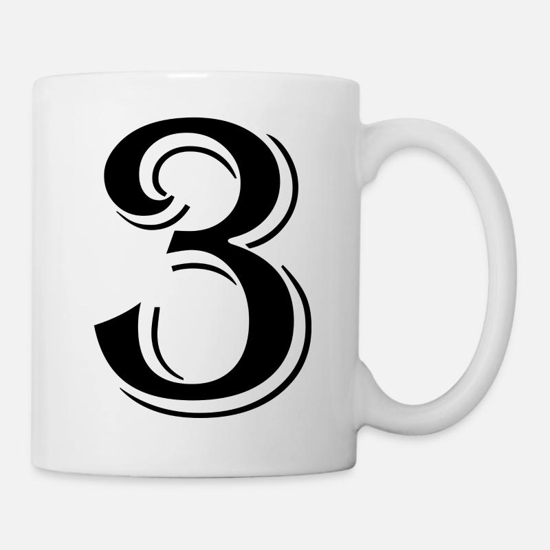 3 - Mug - white