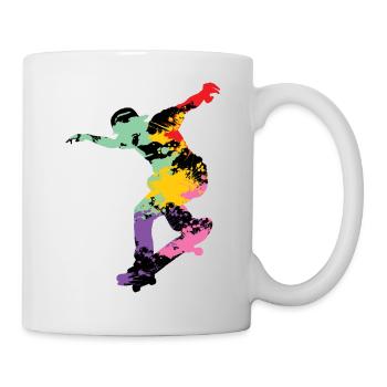 Skateboard - Mug - white - Right