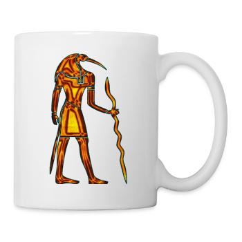 Egipt hieroglyphs - Mug - white - Right