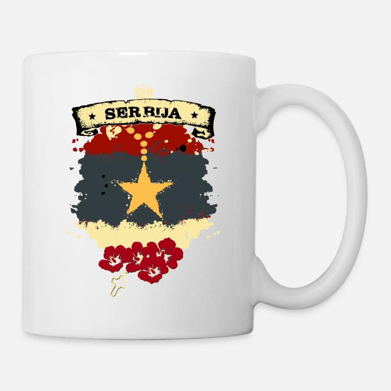 Serbie - Mug blanc - blanc