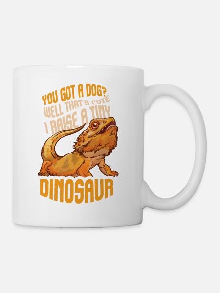 Funny Bearded Dragon Pet Reptile Lizard Lover - Mug - white