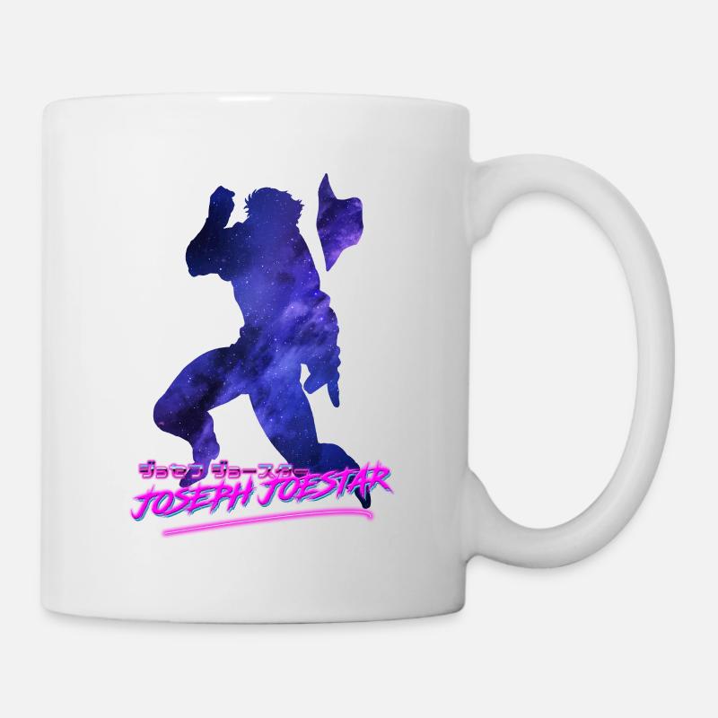 Joseph Joestar Outrun - Tasse - Weiß