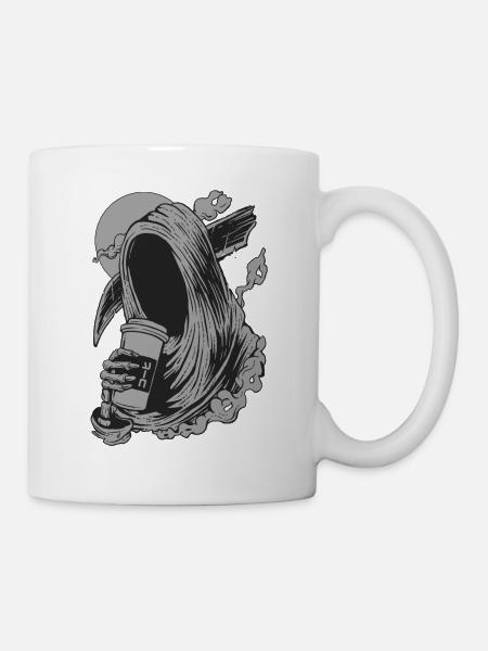 Death before work - Mug - white