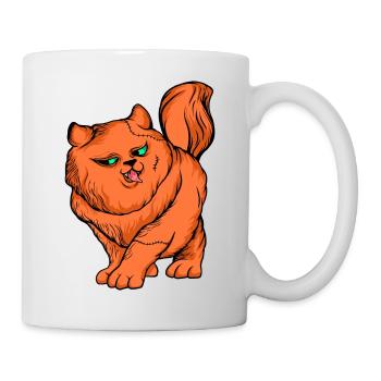 Lustige Katzen 25 - Tasse - Weiß - Rechts