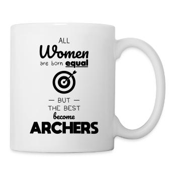 Archer - All women equal become archers - Mug - white - Right