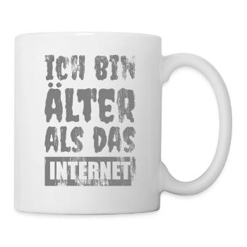 Ich bin so alt - Tasse - Weiß - Rechts