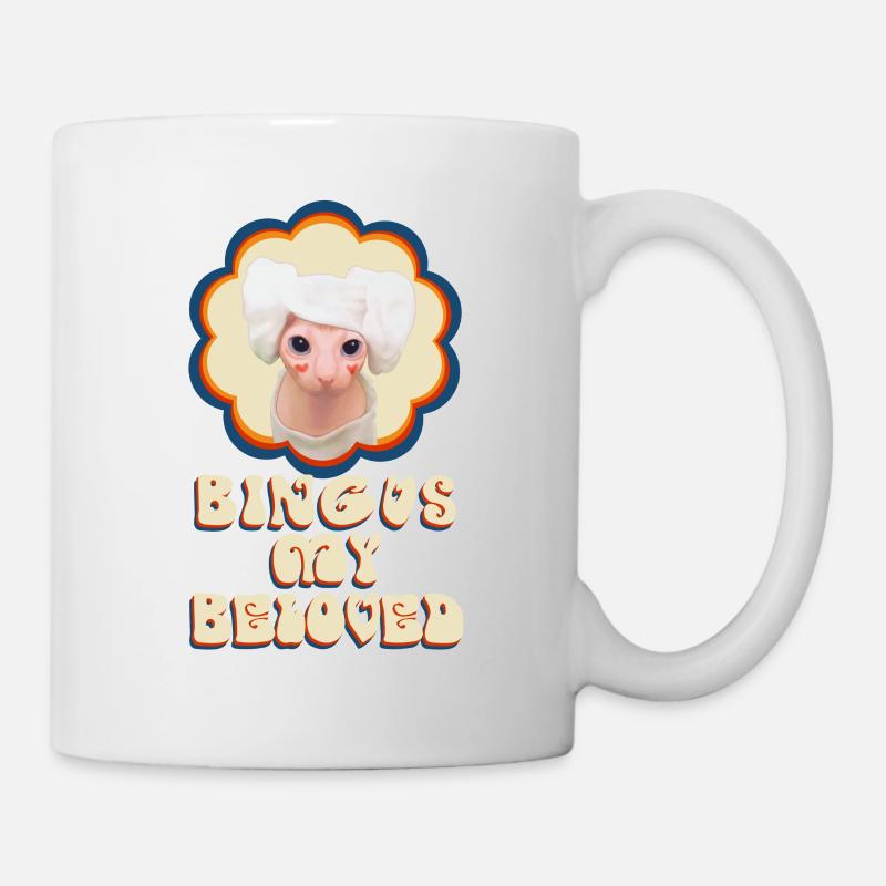 70er Jahre Bingus - Tasse - Weiß