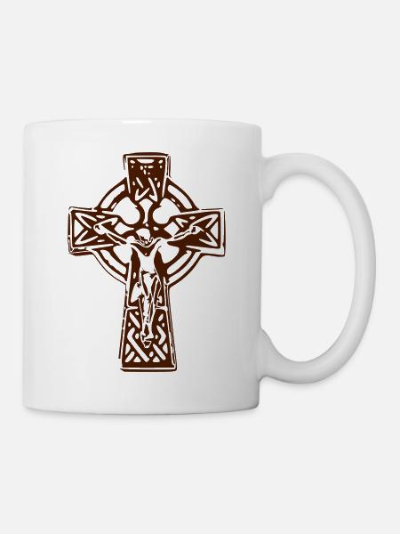 Kreuz 1 - Tasse - Weiß