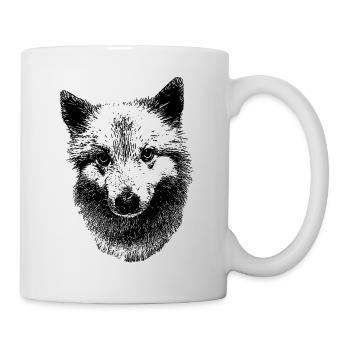 Iceland dog Icelandic Spitz - Mug - white - Right