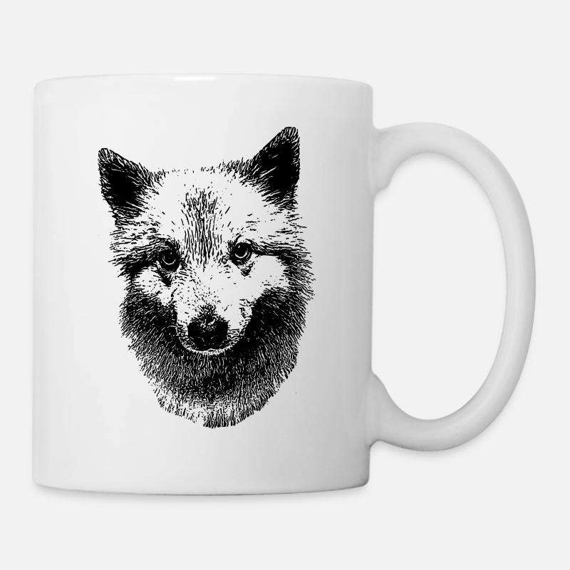 Islandhund Icelandic Spitz - Mug blanc - blanc