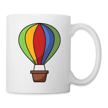 Hot air balloonballooning - Mug - white - Right