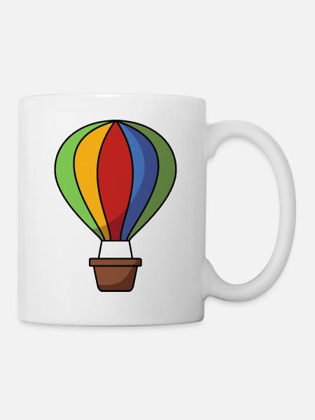 Montgolfière - Mug blanc - blanc