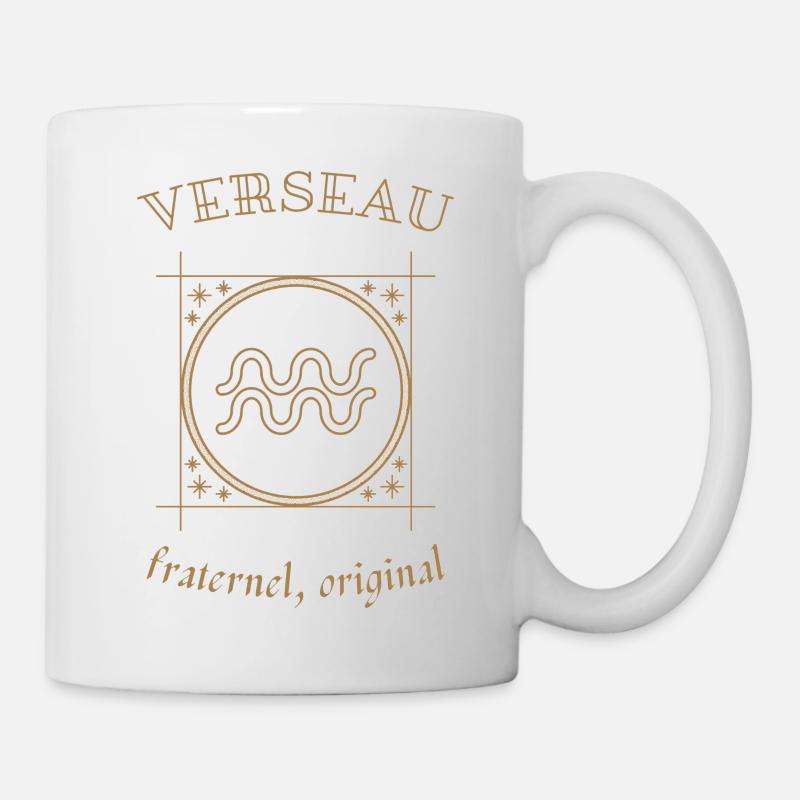verseau - Mug blanc - blanc