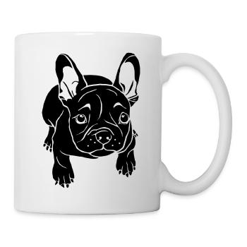 Bulldog français chiot - Mug blanc - blanc - Droite
