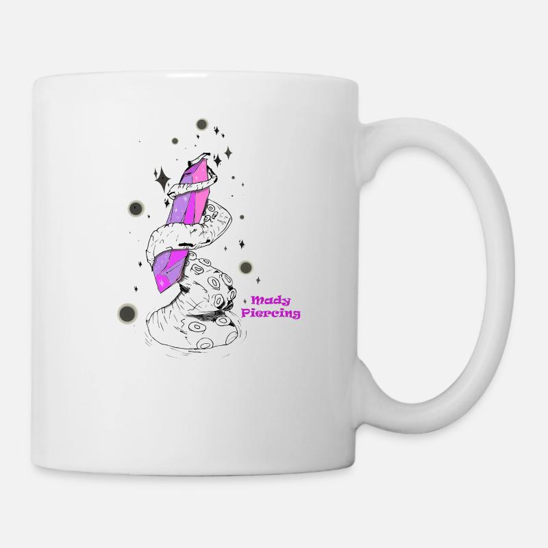 Mady Piercing final - Mug blanc - blanc