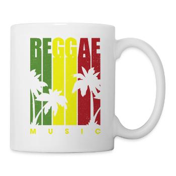 Retro Reggae - Mug blanc - blanc - Droite