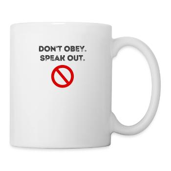 Grundrechte Demokratie Verbot Zensur Freiheit - Tasse - Weiß - Rechts