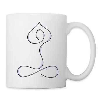 Yoga posture - Mug - white - Right