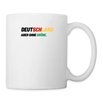 Deutschland Politik Konservativ wahl grün demo - Tasse - Weiß - Rechts