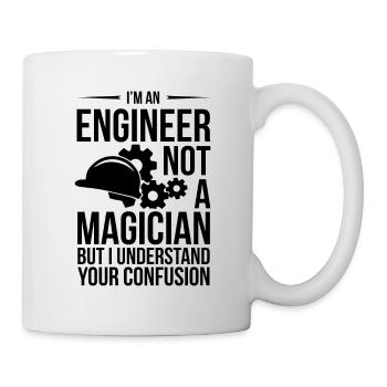 INGENIEUR NICHT MAGIER - Tasse - Weiß - Rechts