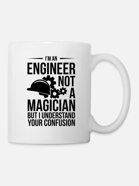INGÉNIEUR PAS MAGICIEN - Mug blanc - blanc