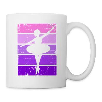 Ballerina Ballet Dancer Pink - Mug - white - Right