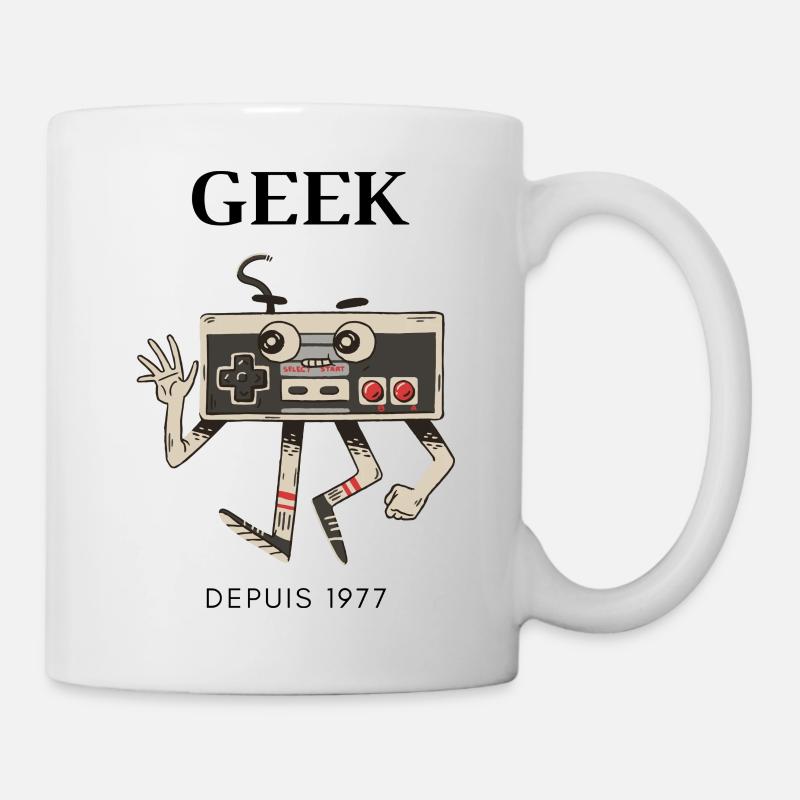 GEEK - Mug blanc - blanc
