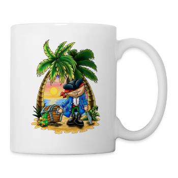 Kleiner Pirat - Tasse - Weiß - Rechts