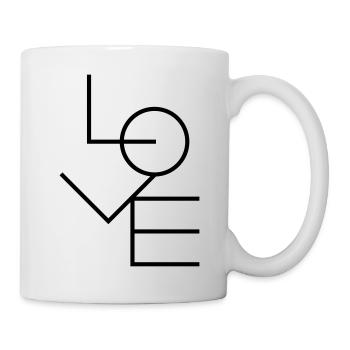 Love - Mug blanc - blanc - Droite