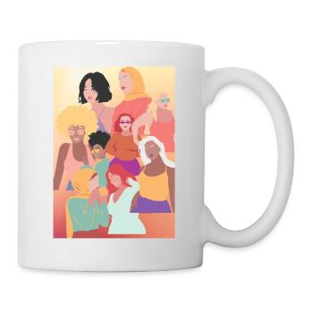 Le pouvoir des femmes - Mug blanc - blanc - Droite