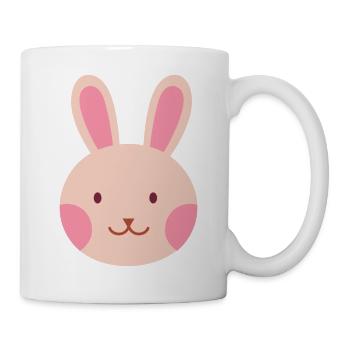 lapin mignon - Mug blanc - blanc - Droite