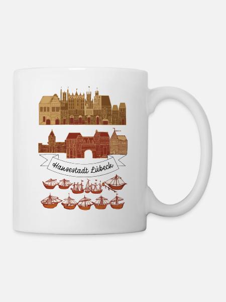 Lübeck - Mug blanc - blanc