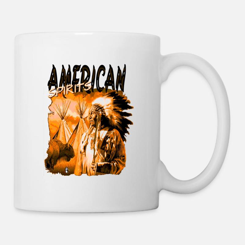 AMERICAN SPIRITS 1 - Tasse - Weiß
