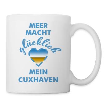 Cuxhaven - Tasse - Weiß - Rechts