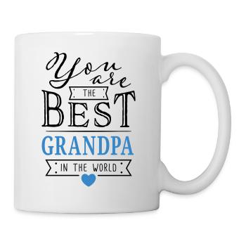 Best grandpa - Best Grandpa Grandfather Opi Gift - Mug - white - Right