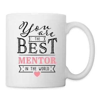 Meilleur mentor meilleur mentor merci Cadeau - Mug blanc - blanc - Droite