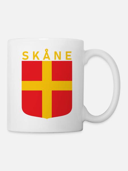 Skåne - Mugg - vit