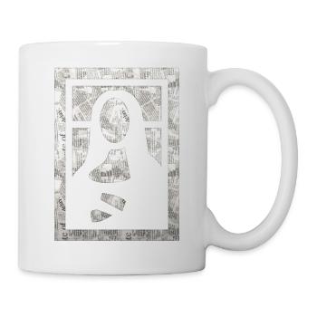 mona lisa spiel - Tasse - Weiß - Rechts