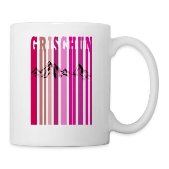 grischun pink rosa - Tasse - Weiß - Rechts