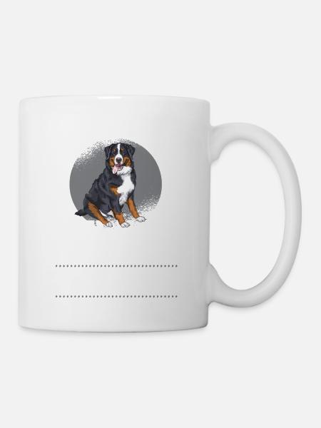 Ein Leben ohne Berner Sennenhund - Tasse - Weiß