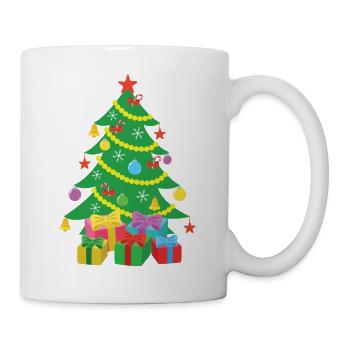 Christmas tree - Mug - white - Right