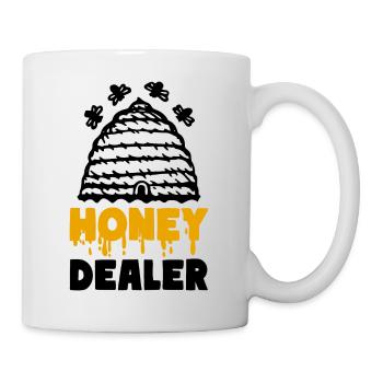 Honey Dealer Imker Bienenflüsterer - Tasse - Weiß - Rechts