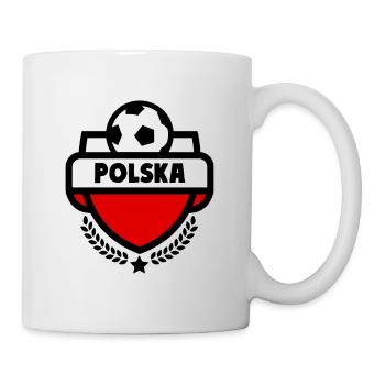 Football Pologne drapeau pays Équipe Fan - Mug blanc - blanc - Droite