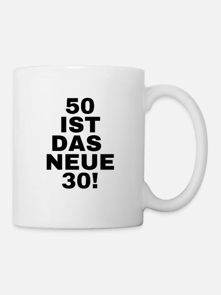 50. Geburtstag - Tasse - Weiß