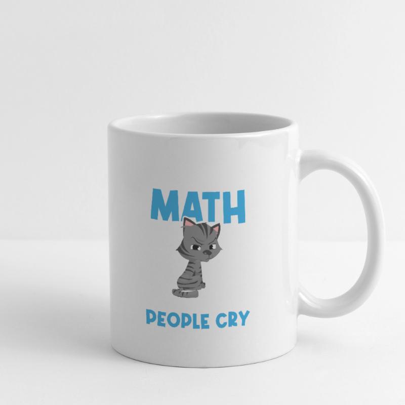 J’aime les maths Maths Maths Mathe maths Mug blanc