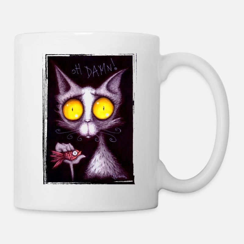 Gattone .... oH Damn! - Mug blanc - blanc